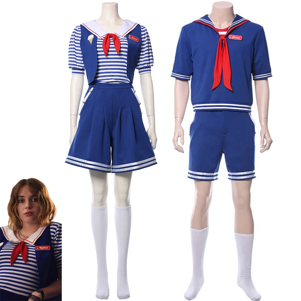 Костюм для косплея очень странные дела 3 костюма костюм Ahoy Robin Стив гаррингтон