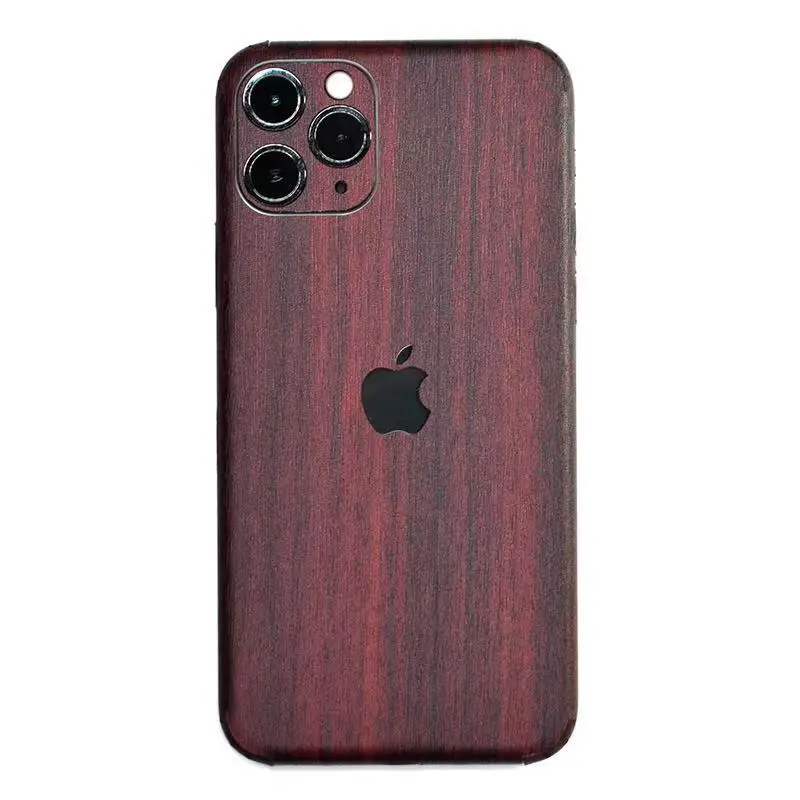 10 шт. для Apple iPhone 11 pro max/11 pro Полное заднее покрытие 3D Имитация древесины защита кожи наклейка пленка