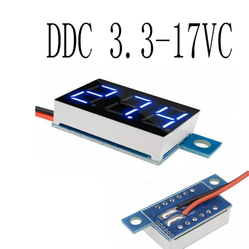 Мини цифровой вольтметр измеритель DC0 30V панель усилитель тестер детектор 0 36
