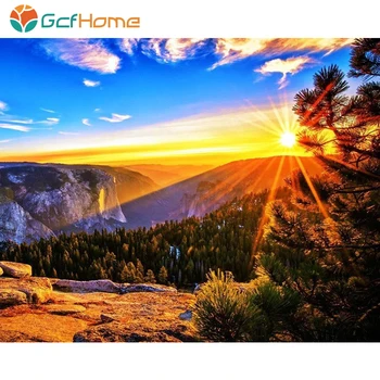 

GCFHome Frame DIY Painting By Numbers Seascape Picture By Numbers Modern Wall Art Decors Paint By Numbers Handpainted Diy Gift