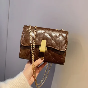 

Net red retro small bag female 2020 new Korean version of the wild messenger bag chain shoulder bag fashion small square bag