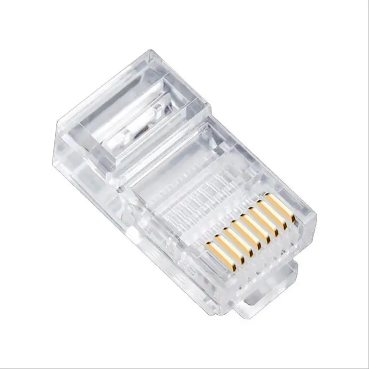 50Pcs Network Cable Modular Pass Through LAN Connector Plugs End CAT6 Plug 8P8C 2