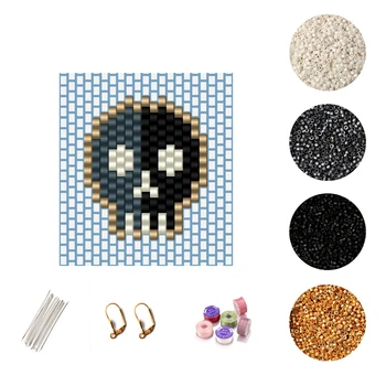 

FAIRYWOO Delica Miyuki Earring Stainless Steel Hook Earring Steampunk DIY Accessories Jewelry Making Kit For Women Wholesale