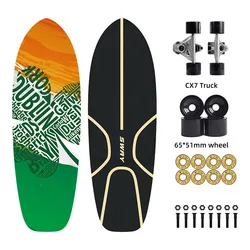 75cm Skateboard Land Surf Skateboard Youth Urban Road Brush Street Scooter Fashion Pattern Professional Road Surfboard Skates
