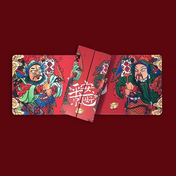

Mouse Pad, Chinese Style, Personalized Gifts ,Stitched Edges, Waterproof, Gifts for Guests .With Packing Box.