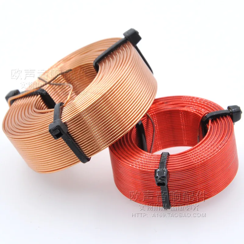 

0 6mm Hollow Inductor Loudspeaker Box Frequency Divider High Purity 4N Oxygen-Free Copper Coil Audio DIY Accessory Bodiless Indu