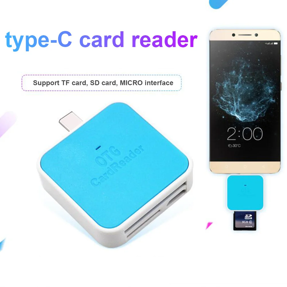 Многофункциональный адаптер для карт памяти USB 3,0 type C TF SD OTG кард-ридер для Macbook Phone Tablet и распродажа