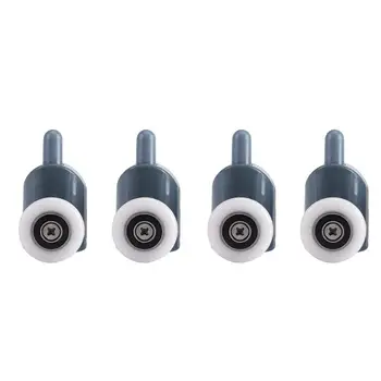

New 8Pc Shower Door Castors Rolls Shower Door Rollers Sliding Door Roller Guide Shower Spare Parts Glass Door Pulleys Wheels Run