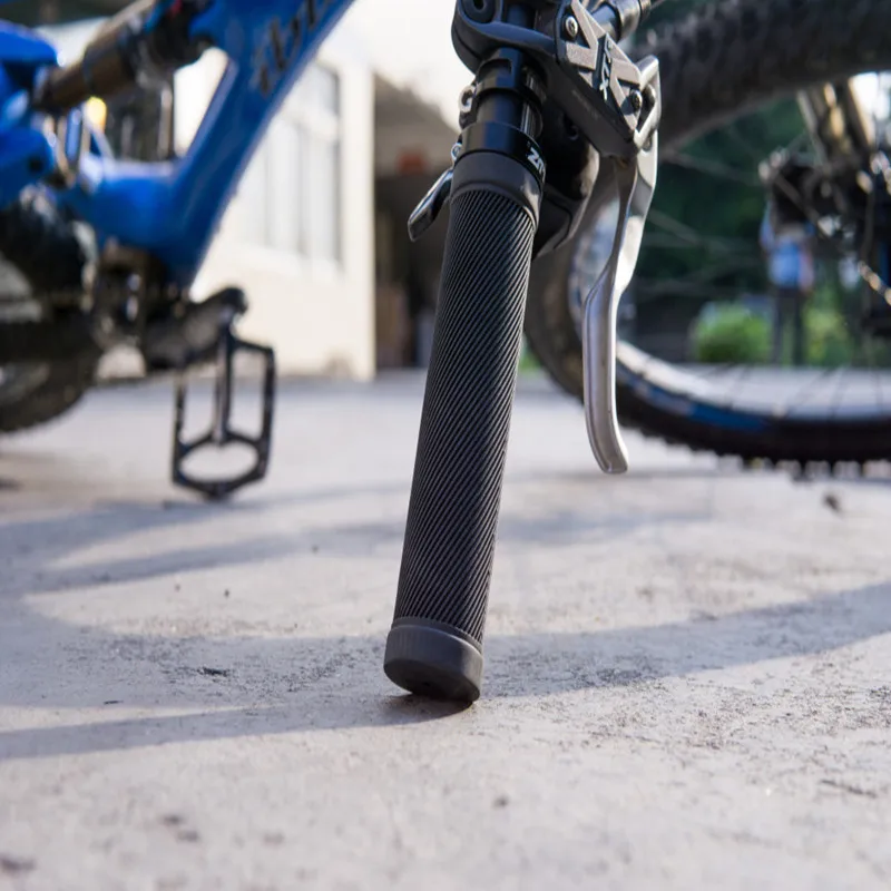 ZTTO AG40 MTB Противоударная резиновая ручка для горного велосипеда фиксированная Шестерня ручка с замком противоскользящая ручка для руля велосипеда 1 пара