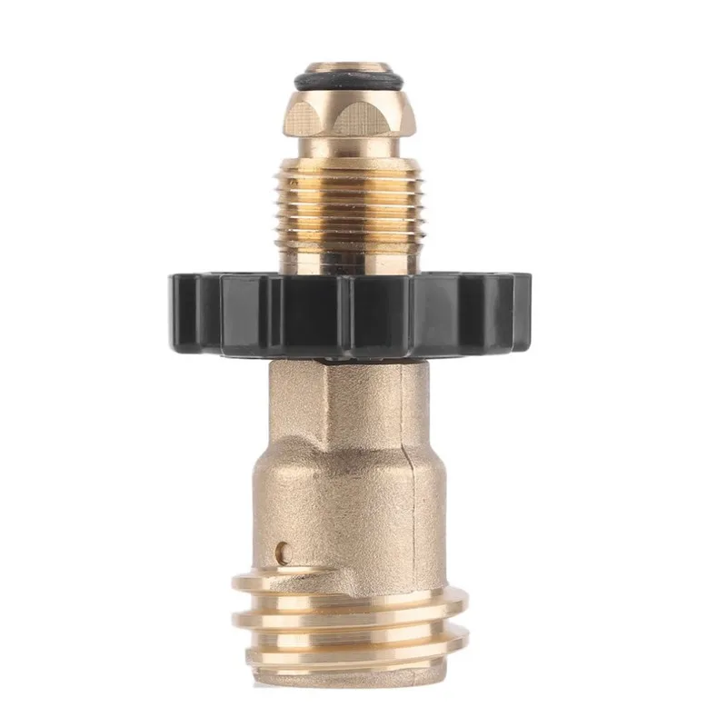 

50LB Gas Cylinder Pressure Reducing Valve Adapter Universal Fit Propane Gas Tank Adapters LPG Flat Tank Pressure Valve Connector