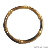 Wholesale 12pcs/pack cheap exquisite dark brown bamboo bangle,fashionable bamboo bracelet special free shipping 1