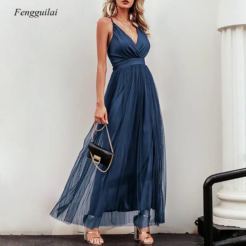 

Sexy V Neck Backless Summer Pink Dress Women Elegant Lace Evening Maxi Dresses Female Holiday Long Party Dress Ladies
