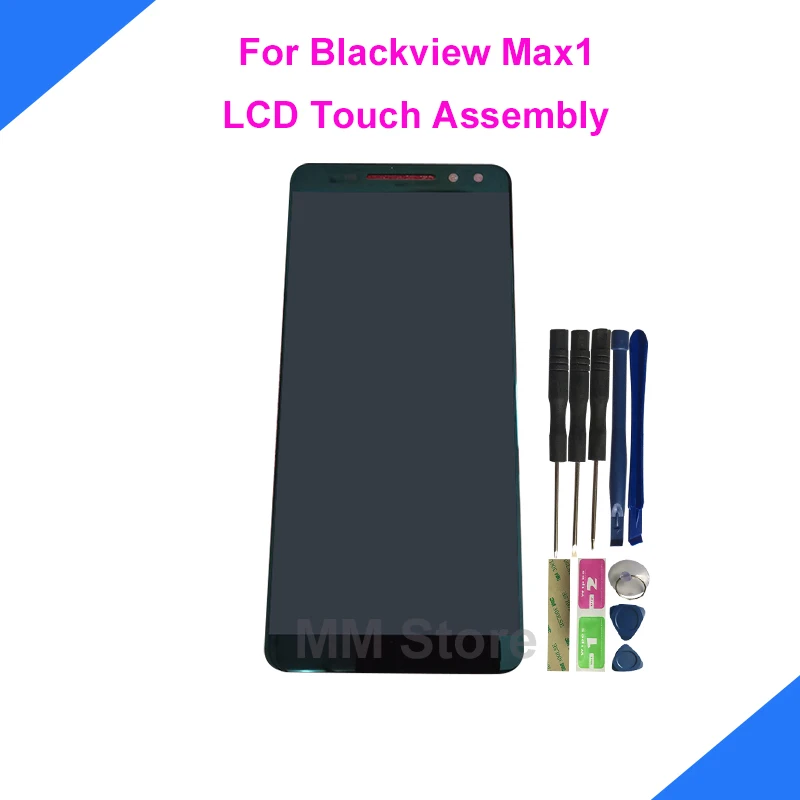 

For Blackview Max1 Max 1 LCD Display With Touch Screen Digitizer Assembly Replacement With Tools+3M Sticker