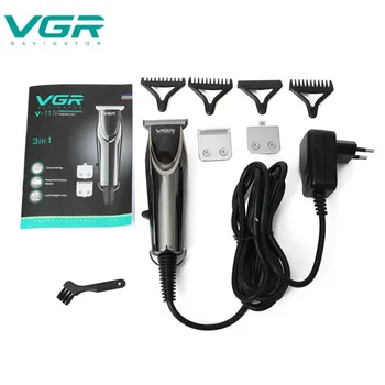 

VGR V-111 Hair Clipper Barber Hair Trimmer Electric Clipper Razor Shaver Beard Trimmer Men Shaving Machine Hairdressing Scissors