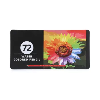 

36/72/120 Colors Professional Water Soluble Colored Wooden Pencils Artists Draw DXAB