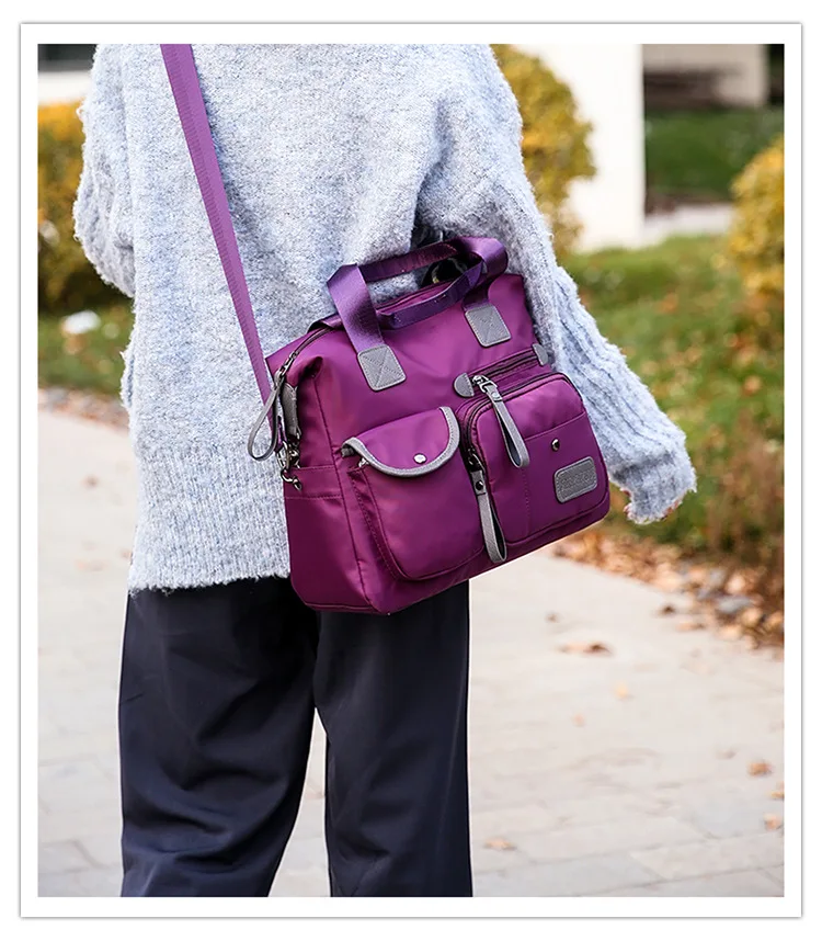 Новинка 2018 года; модная женская сумка для подгузников в европейском и американском стиле; нейлоновая сумка на плечо; сумка для путешествий;