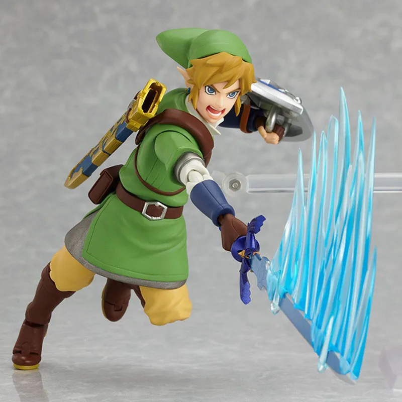 Cena Nowy 14cm Zelda ku niebu Link komórkowy kolekcja figurka zabawki prezent na Boże Narodzenie lalki