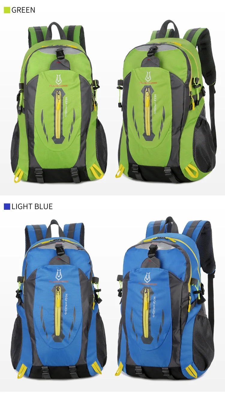 New Style Mountaineering Bag Backpack Outdoor Backpack Casual Sports Bag Waterproof Rucksack Customizable Logo