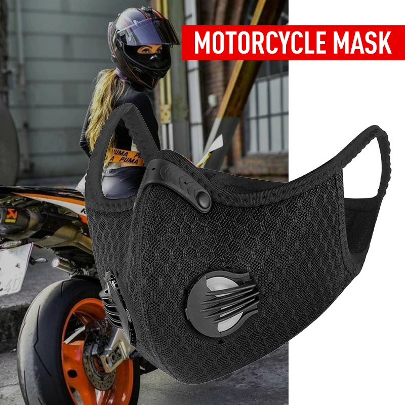 

L Cycling Masks Dust And Fog Protection Breathing Anti Pollution Activated KN95 With Activated Carbon Filter Face Mask Pk