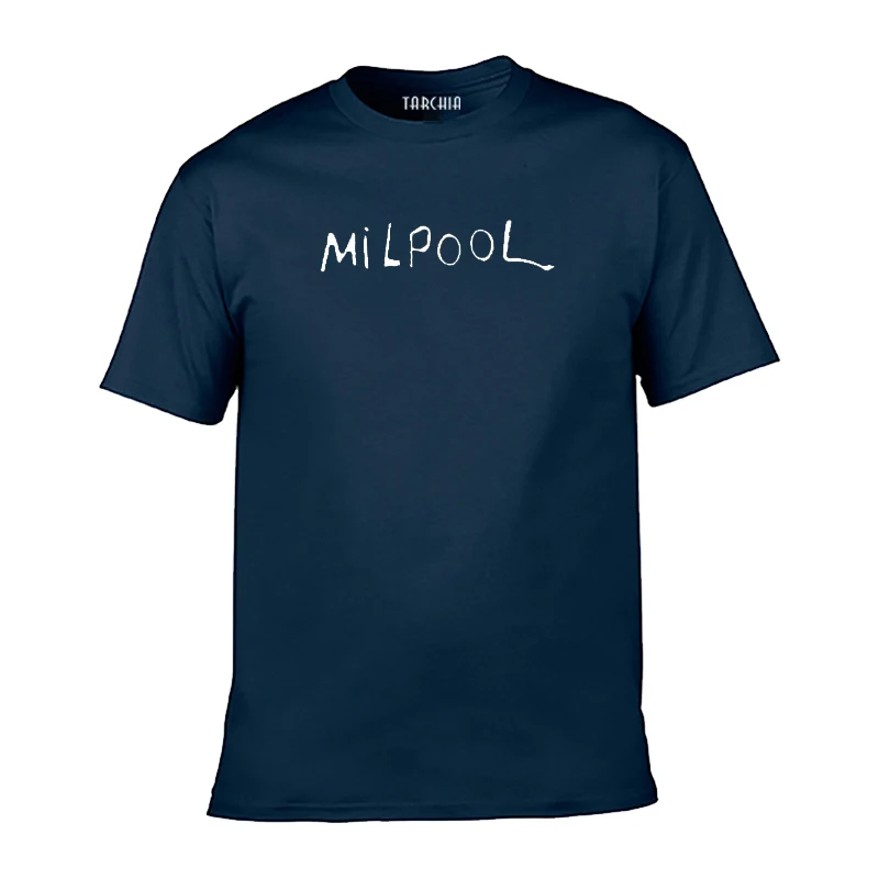 Футболка TARCHIA Plus мужская повседневная хлопок короткий рукав брендовая майка Milpool