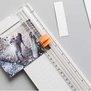 

1 PCS Desktop Mini Paper Cutter DIY Cutting Knife Machine Cuter for Paper/Photo Paper/Vellum Utility Knife for School Office