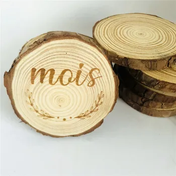 

Custom Name Rustic Wooden Table Sign Unique Wedding Party Engraved Name Table Coaster Party Decoration Wedding Gifts Supplies