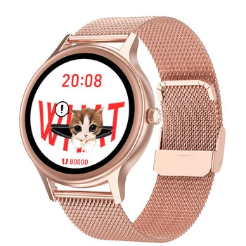 

Smart Watch DT66 for Women Female Smartwatch Heart Rate Monitor Blood Pressure Oxygen Menstrual Reminder Fitness Tracker VS DT88