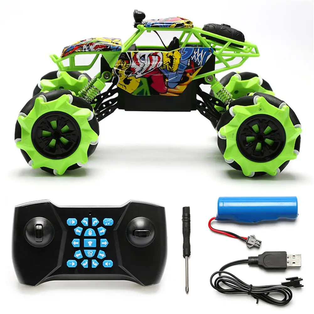 1:14 4WD RC трюк автомобиль 2 4G радиоуправляемые автомобили светильник музыка дети