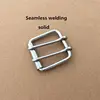 Stainless Steel Double Pin Buckle Solid Cowboy Belt Hardware Roller Wastband Head 44mm 41mm 60mm 1