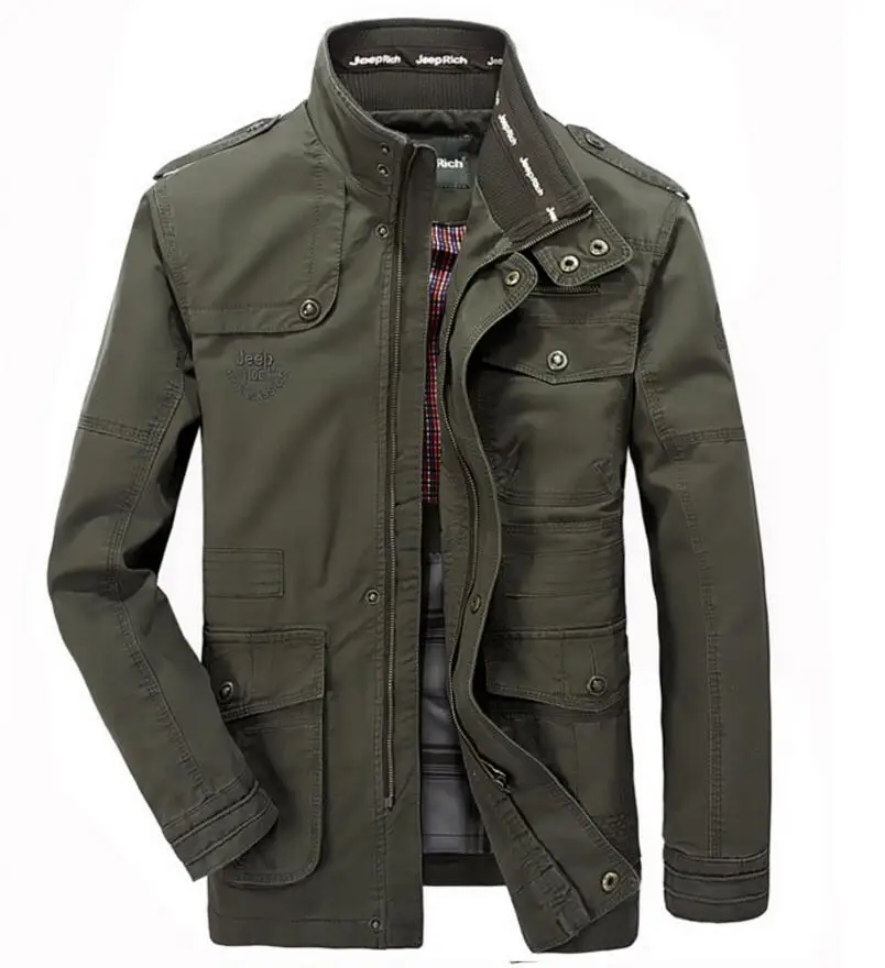 military Куртки размера плюс 6XL 7XL 8XL из хлопка, мужские военные карго куртки, тактические боевые деловые мужские пальто, куртки пилота для мужчин - Цвет: military