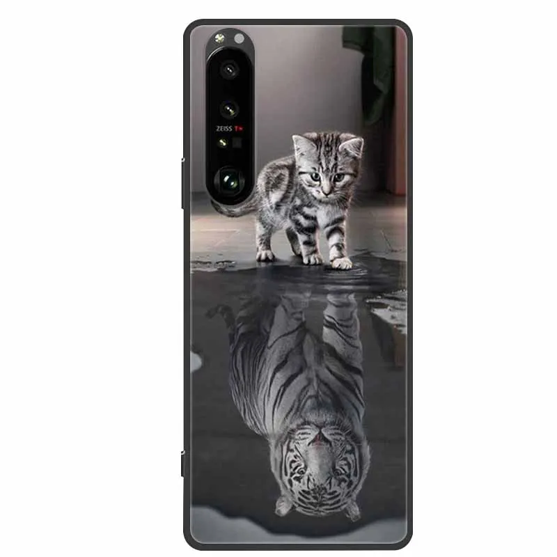 Black Silicone Soft Back Cover Case, Slim Protective Phone Case