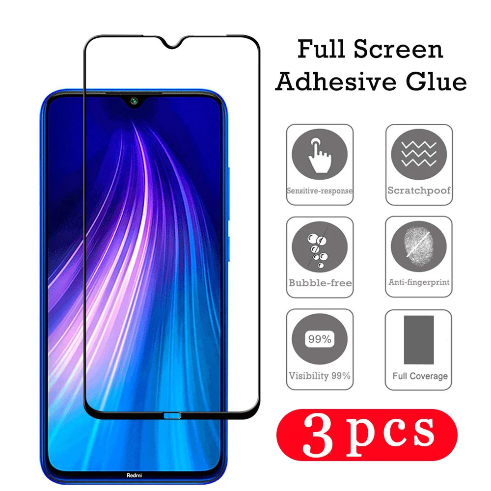 3 шт. полное покрытие для xiaomi redmi 7 7A note pro защитная пленка из закаленного стекла