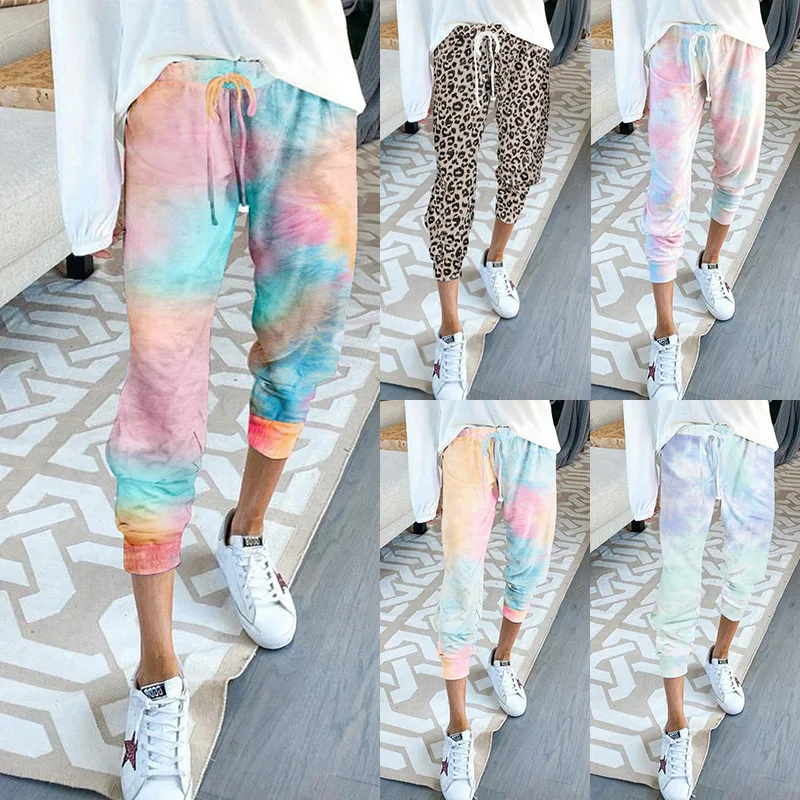 

Printed Home Pants Casual Pants European and American Women's Loose Pant Style Waist Type Front Style Length Material Fit Type