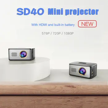 

HD Mini Projector TD90 Native 1080 x 720P LED Android WiFi Projector Video Home Cinema HDMI Movie Game Proyector