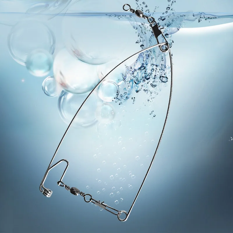 5pcs Automatic Fishing Hook Trigger Stainless Steel Spring Fishhook Bait Catch Ejection Catapult Full Speed Fish Accessories 5pcs Automatic Fishing Hook Trigger Stainless Steel Spring Fishhook Bait Catch Ejection Catapult Full Speed Fish Accessories