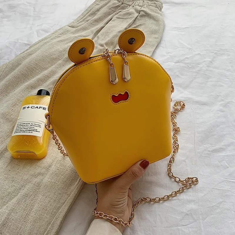 

2019 new small fresh Joker color chain casual shoulder Messenger bag women