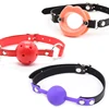 Silicone Gag Ball BDSM Bondage Restraints Open Mouth Breathable Sex Ball Harness Strap Gag Sex Toy For Women Couples Accessories 1