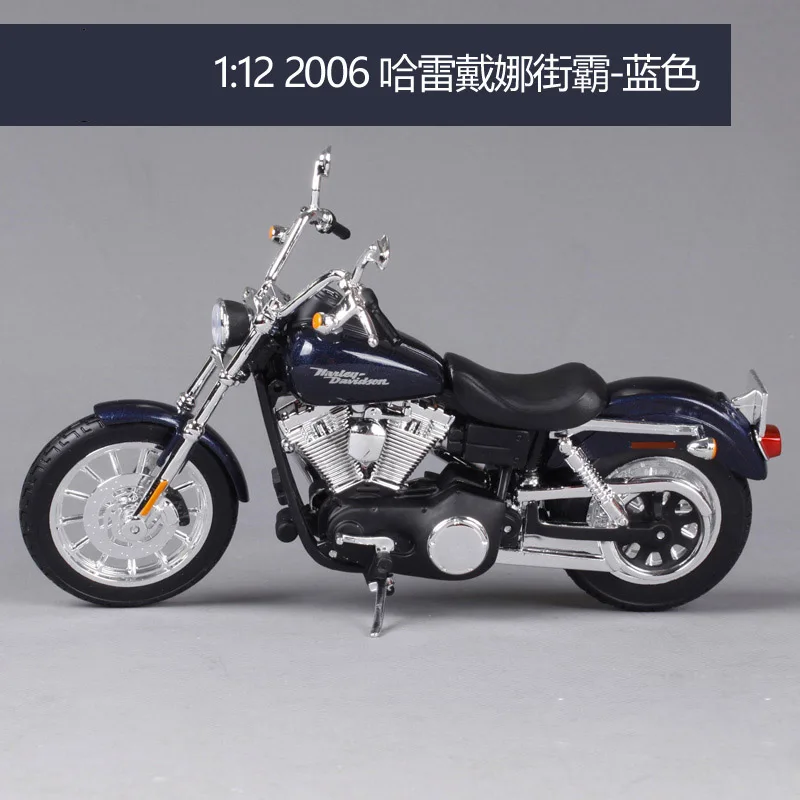 Maisto 1:12 Harley Davidson 2006 FXDBI Dyna Street Bob мотоцикл металлическая модель игрушки для детей