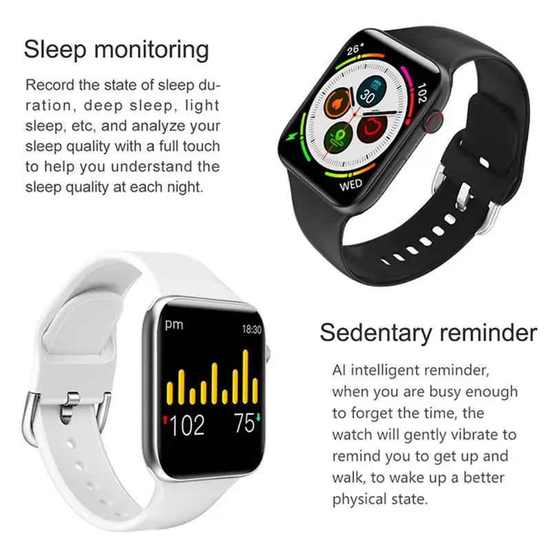 Monitoramento de Temperatura à Prova Kumi Relógio Inteligente Pressão Arterial Freqüência Cardíaca Sono Corpo Dmulti Água Multi-esporte Pulseira Ku1 - Image 5