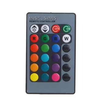 

E14 3W RGB LED 15 Colors Changing Candle Light Bulb Lamp w/Remote Control AC85-265V F3MB