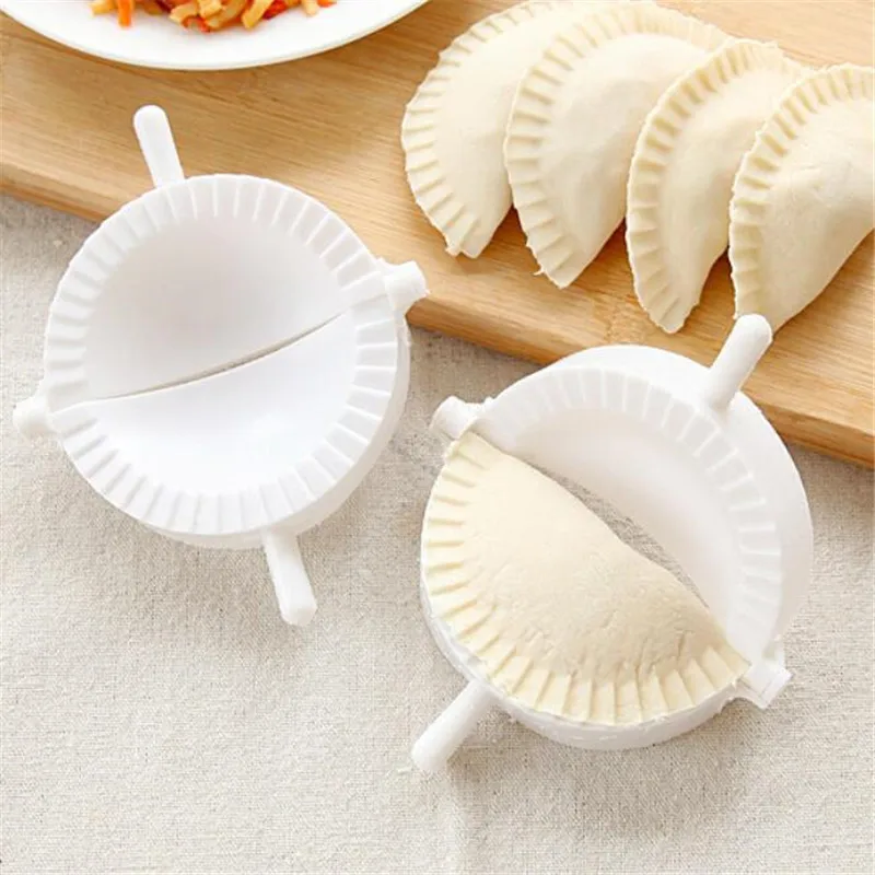 Kitchen 7CM Dumpling Molds plastic Dough Press Dumpling Pie Ravioli Mould Cooking Pastry Chinese Food Jiaozi Maker