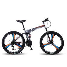 Mountain-Bike Bicycle Double-Disc-Brake 21-Speeds-Suspension Wheel-Size 26-Inches