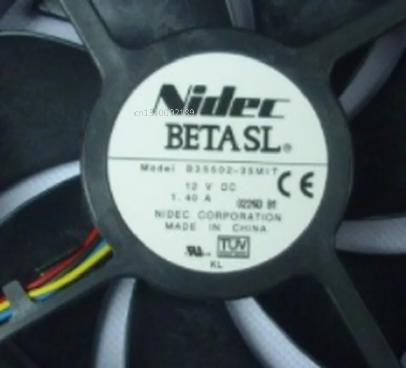 B35502-35MIT 12038 12 см двойной шариковый подшипник 4PIN 12V 1.40A Вентилятор охлаждения