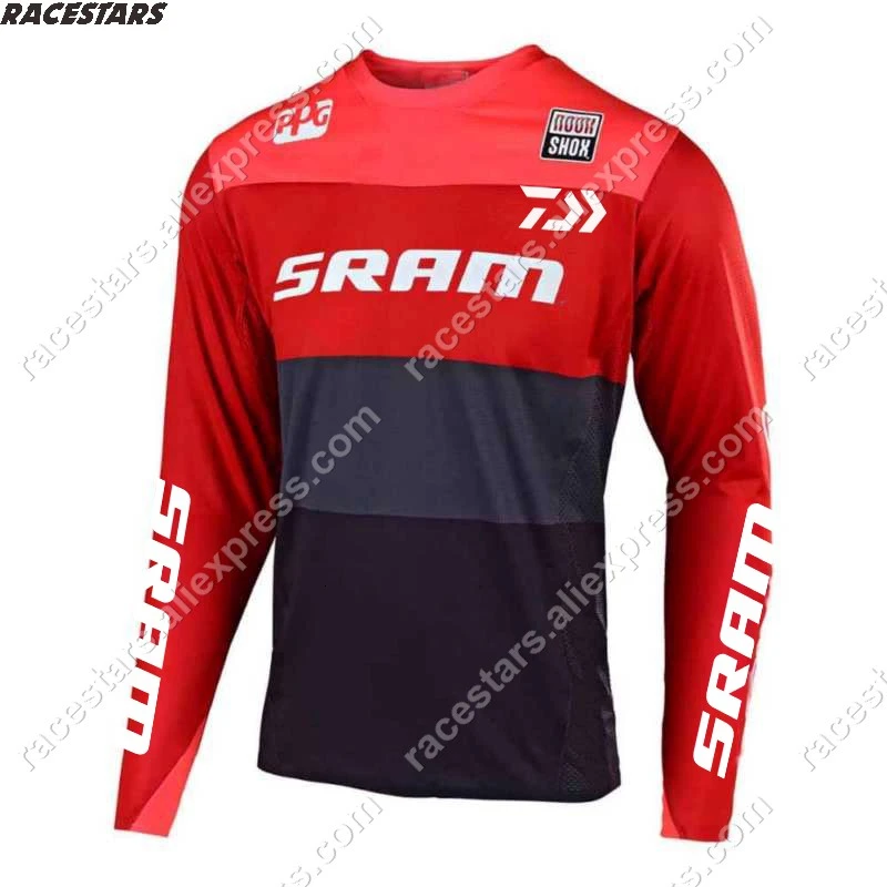 12 Мотоцикл Джерси Майо Ciclismo Racing Air MTB DH MX велосипед Велоспорт велосипед Горные fit SRAM Джерси быстросохнущая ледяная холодная на ощупь - Цвет: 12