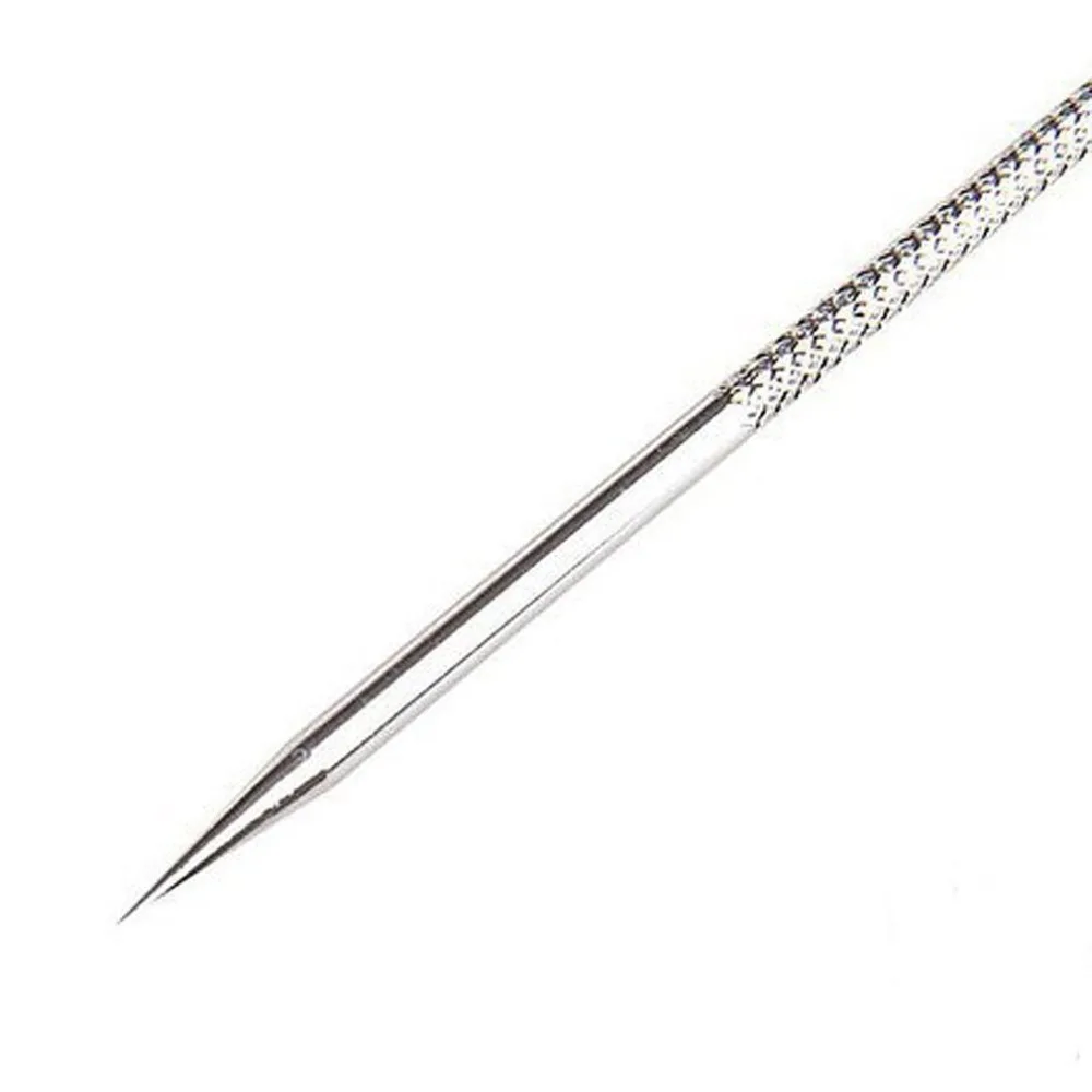 7Pcs Stainless Steel Blackhead Extractor Remover Tool Pimple Blemish Extractor Facial Skincare Set Kit With Leather Storage bag