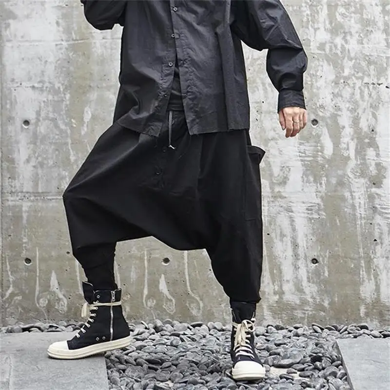 Men Beat Pants Spring And Autumn New European And Korean Edition Hip Hop Street Rock Nightclub Singer Casual Pants