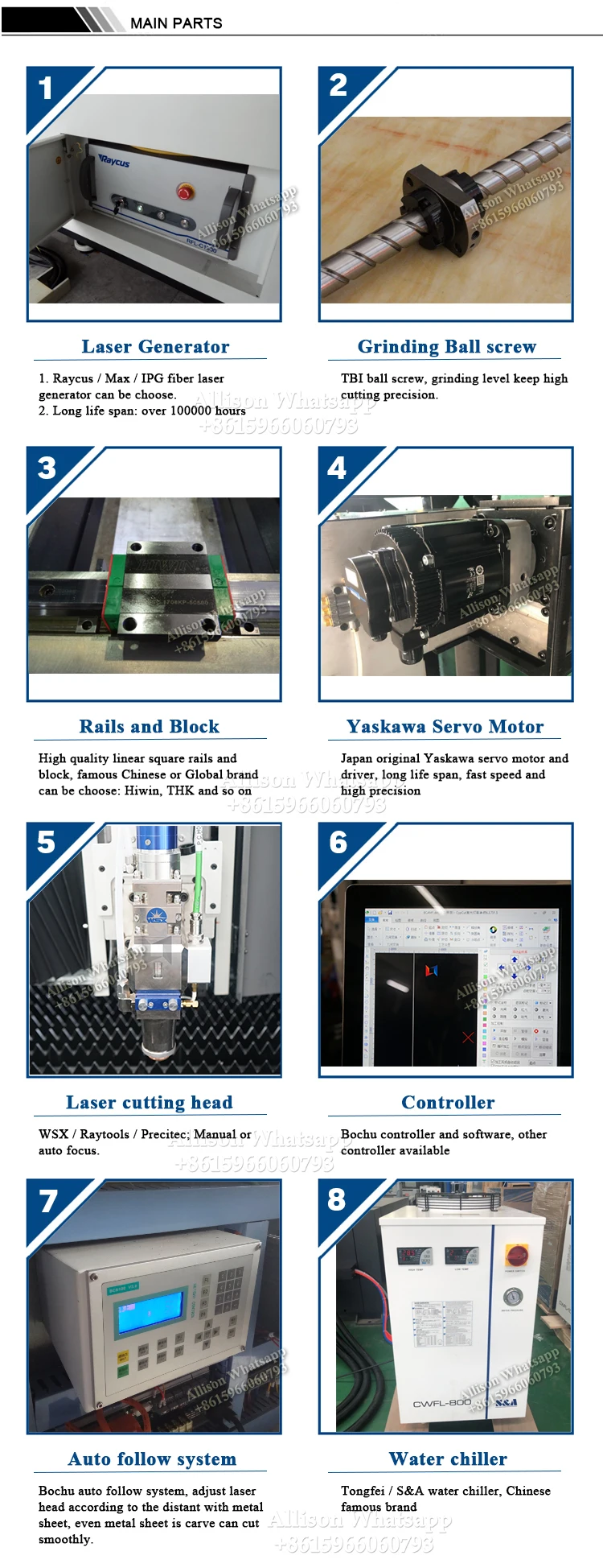 1390 high precision fiber laser cutting machine-4