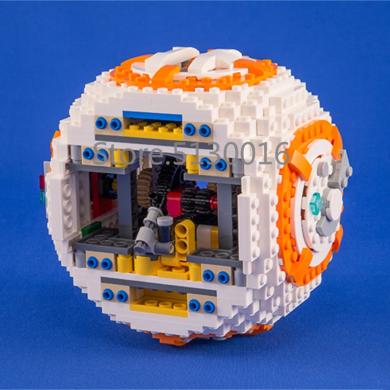 10906 деталей, серия "Звездные войны VIII BB-8 1106 шт. модель строительные блоки маленького размера идущие 05128 75187 игрушки Кирпичи робот