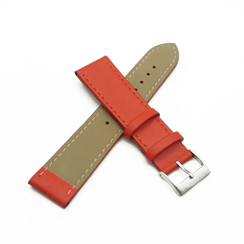 High Quality Cowhide Watch Band 22mm 24mm Quick Release Genuine Leather Vintage Watch Strap For Each 2