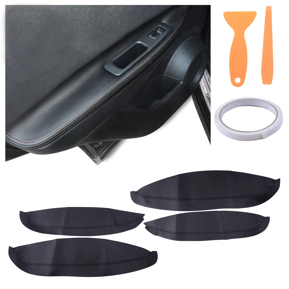 4 шт. подлокотники из микрофибры для Nissan Qashqai J10 2007-2011 2012 2013 2014 2015 | Автомобили и